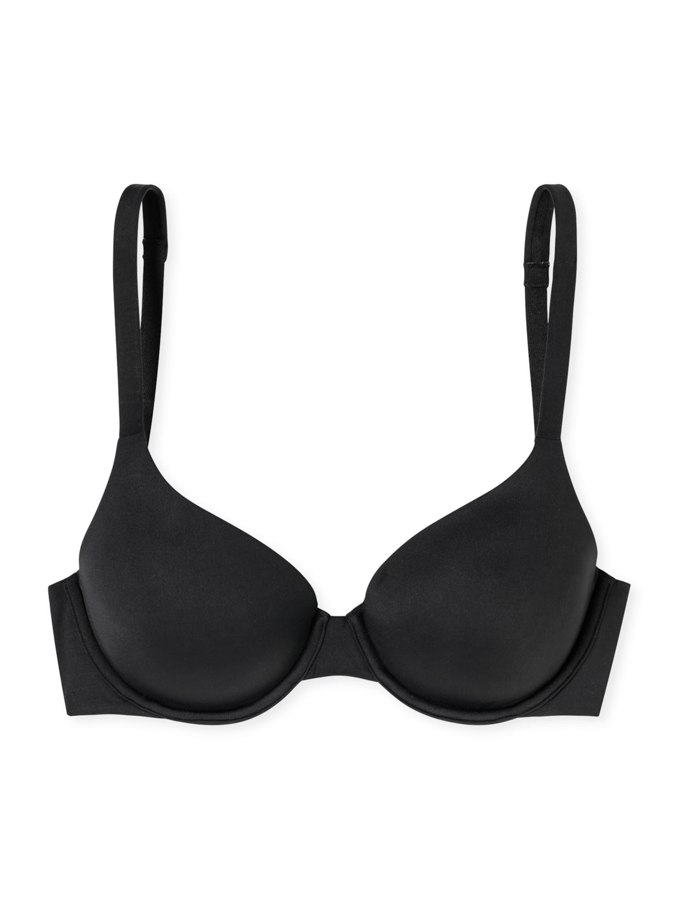 SCHIESSER Bra ' Unique Micro Padded ' in Black: front