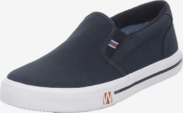 Westland Classic Flats 'Laser' in Blue: front