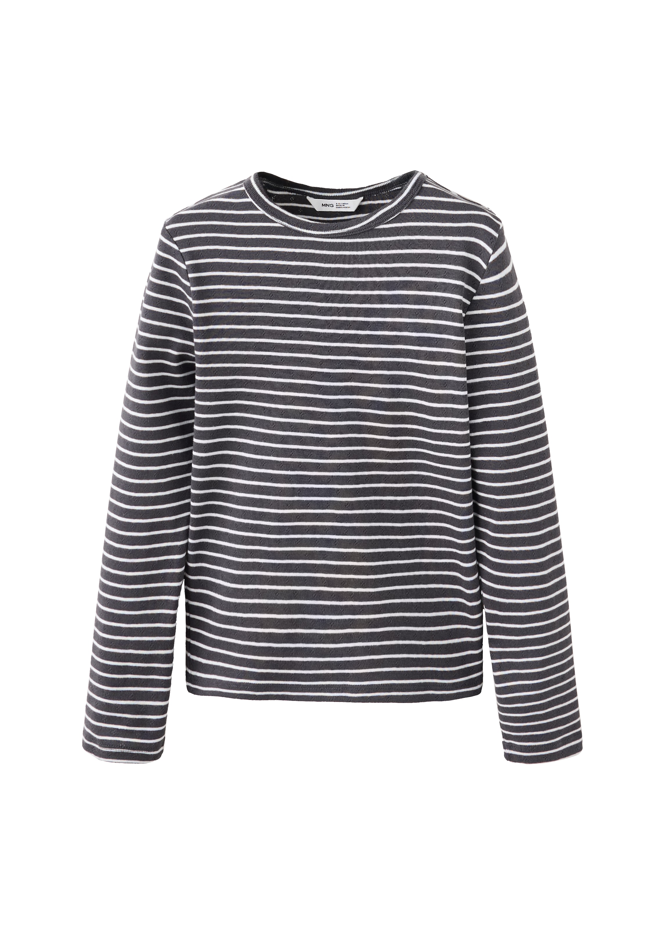 Tricou 'RENATA' de la MANGO KIDS pe gri: față