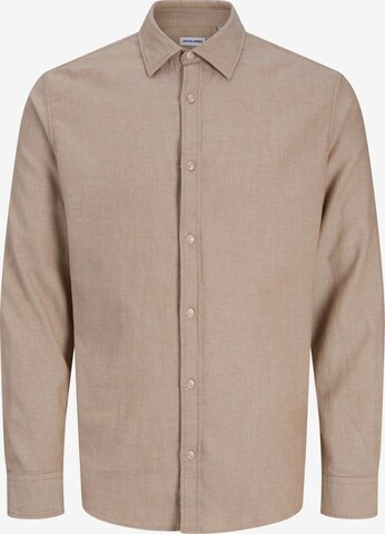 Coupe regular Chemise JACK & JONES en beige : devant
