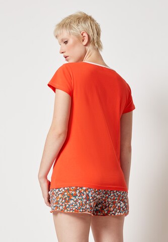 Skiny Kort pyjamas i orange