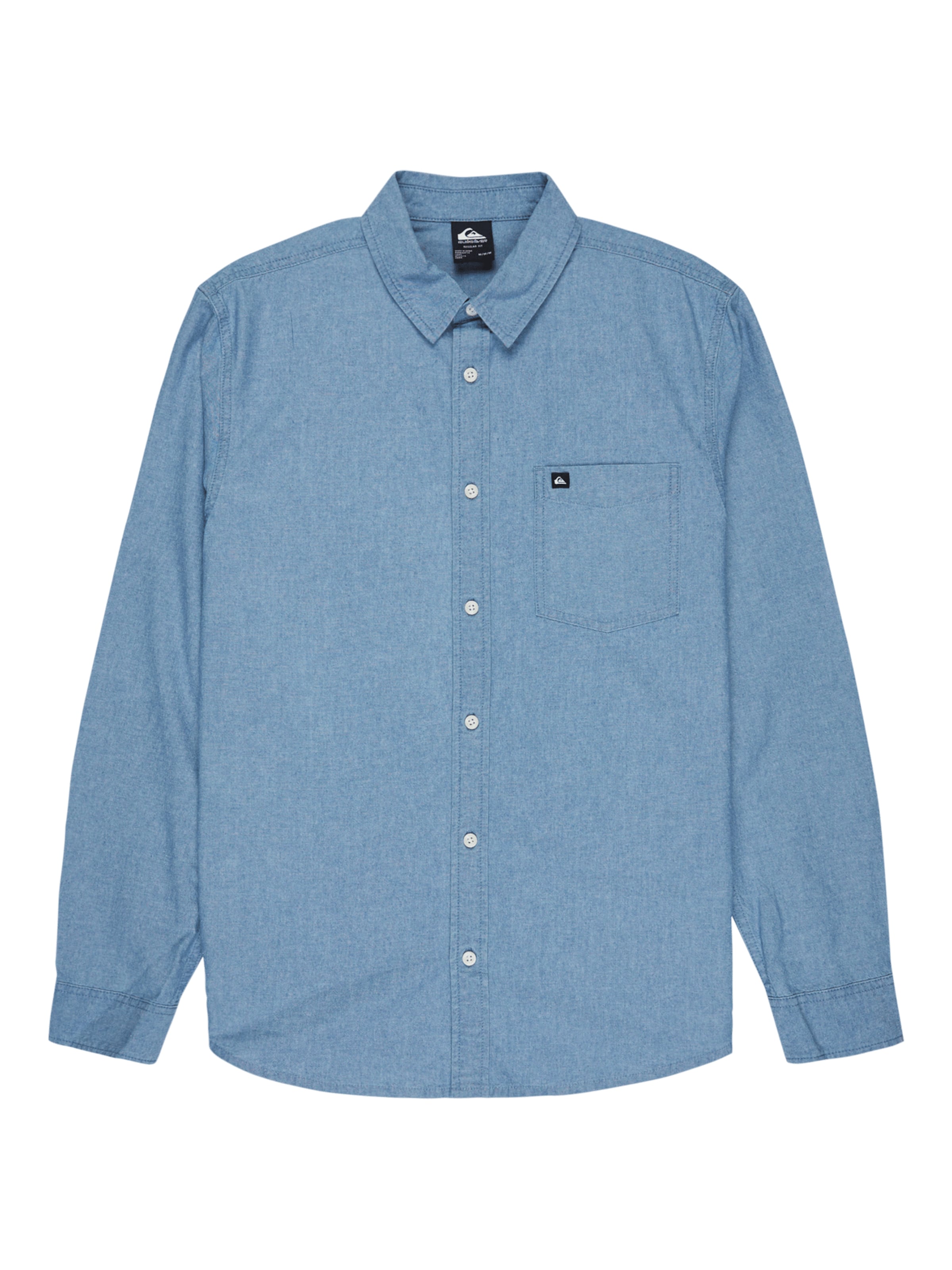 QUIKSILVER Regular Fit Hemd 'Yosemite Chambrayls' in Blau: Vorderseite