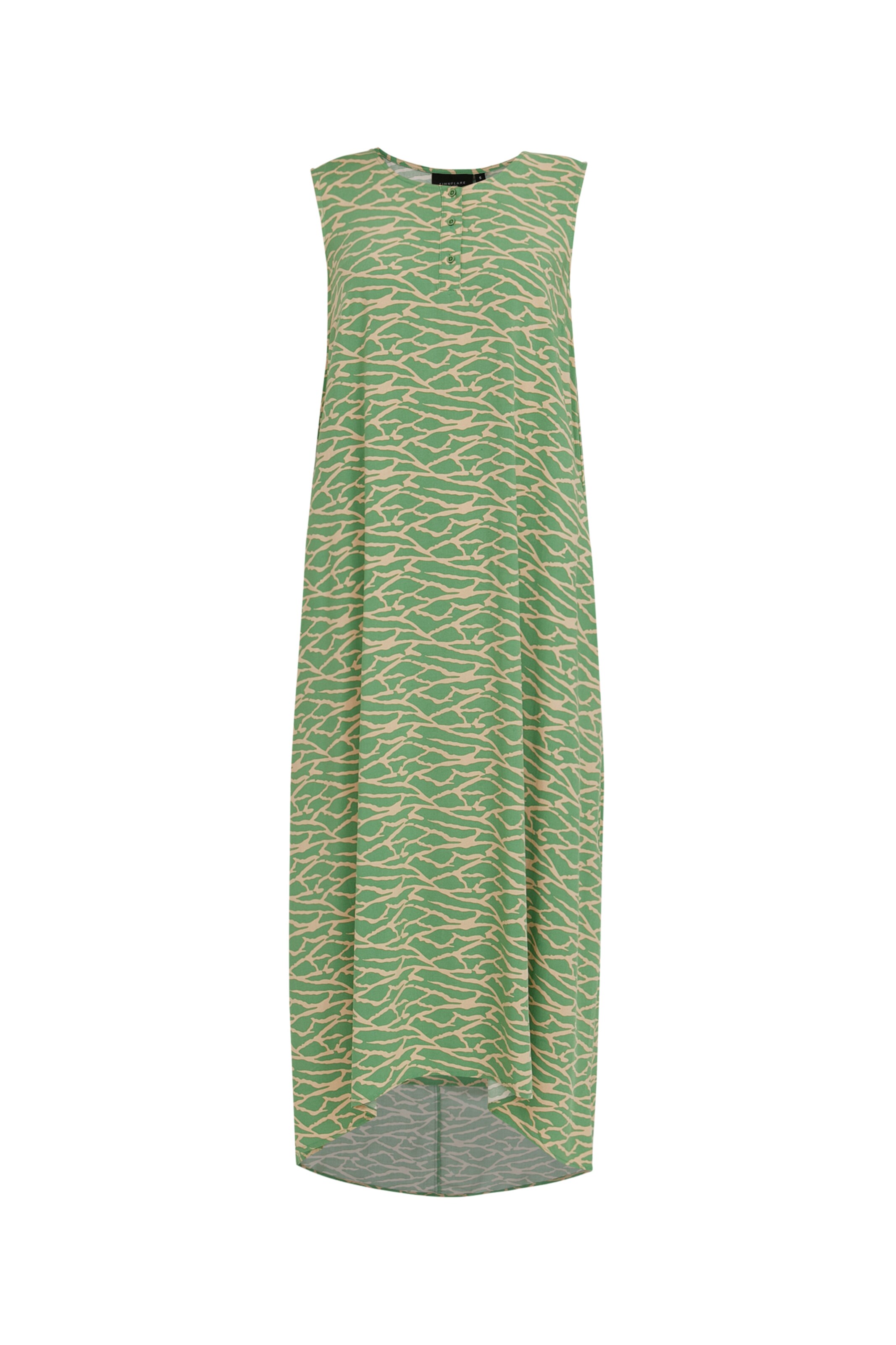 Finn Flare Jurk 'Sleeveless Summer' in Groen: voorkant