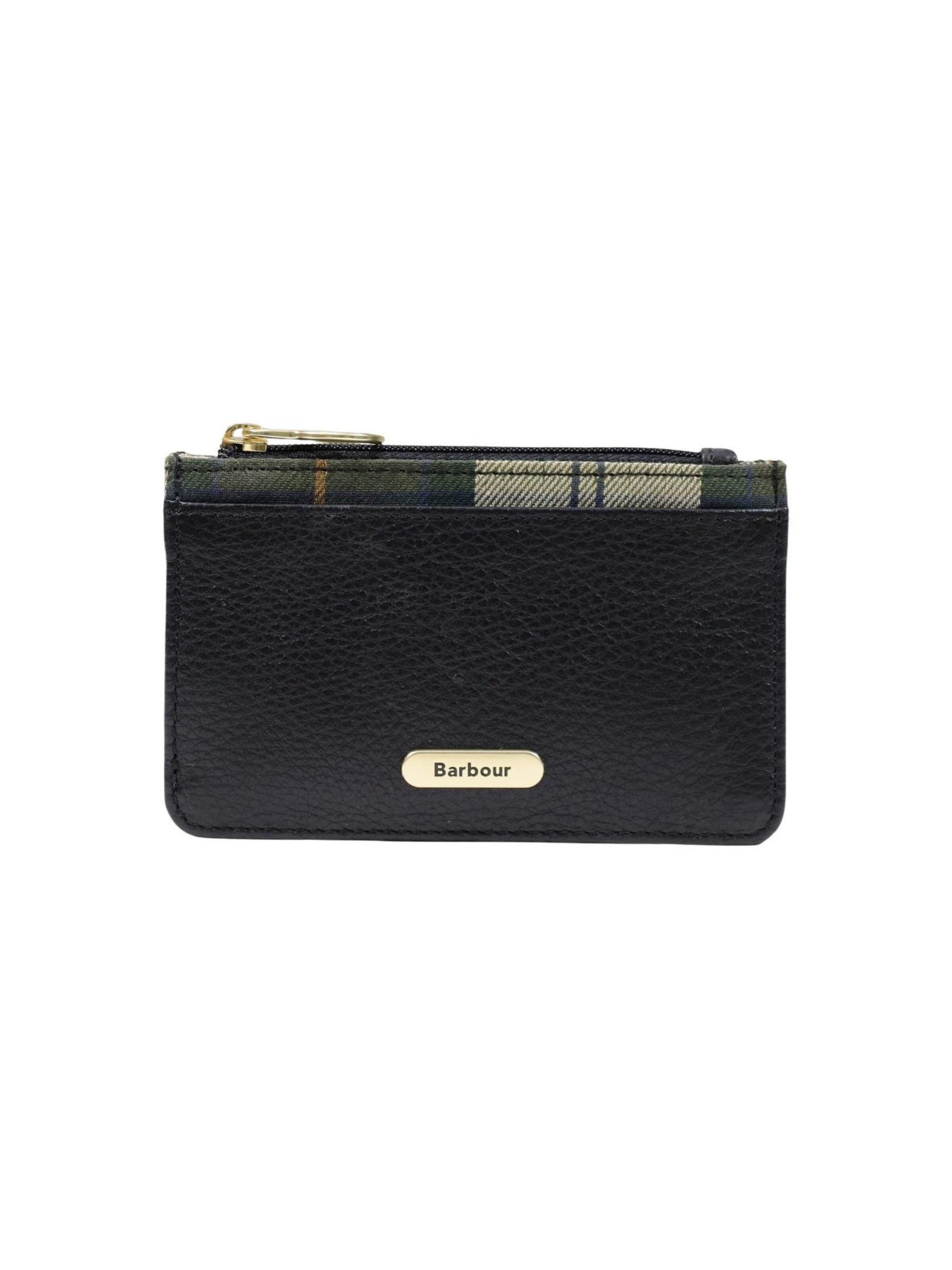 Barbour Portemonnee 'ALDER LEATHER CARD HOLDER 262MLLG0035' in Zwart: voorkant