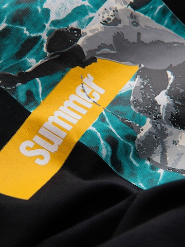 Ombre Shirt in Black