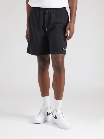 Abercrombie & Fitch Szabványos Nadrág - fekete: elől