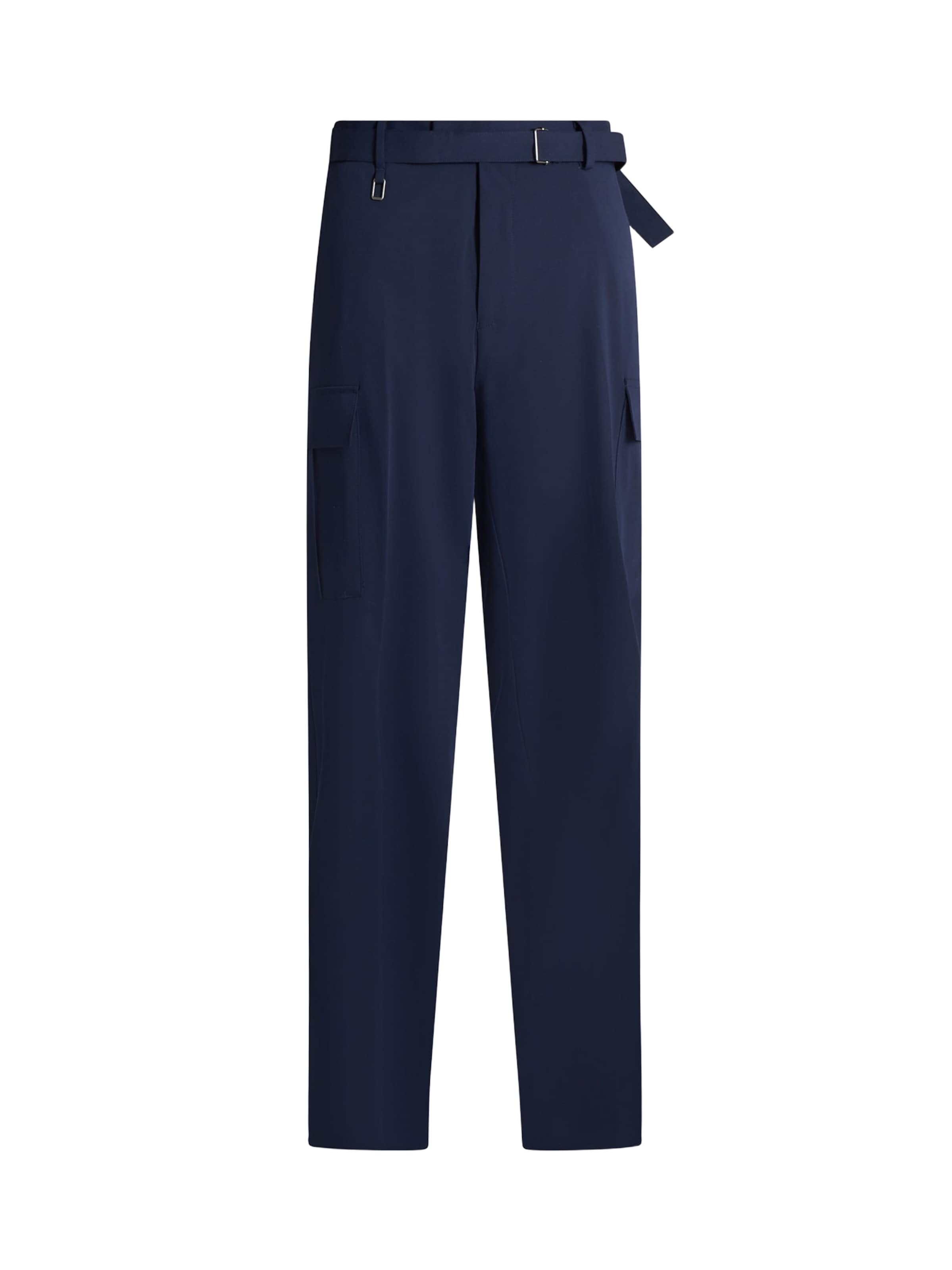 Loosefit Pantalon cargo SSEINSE en bleu : devant