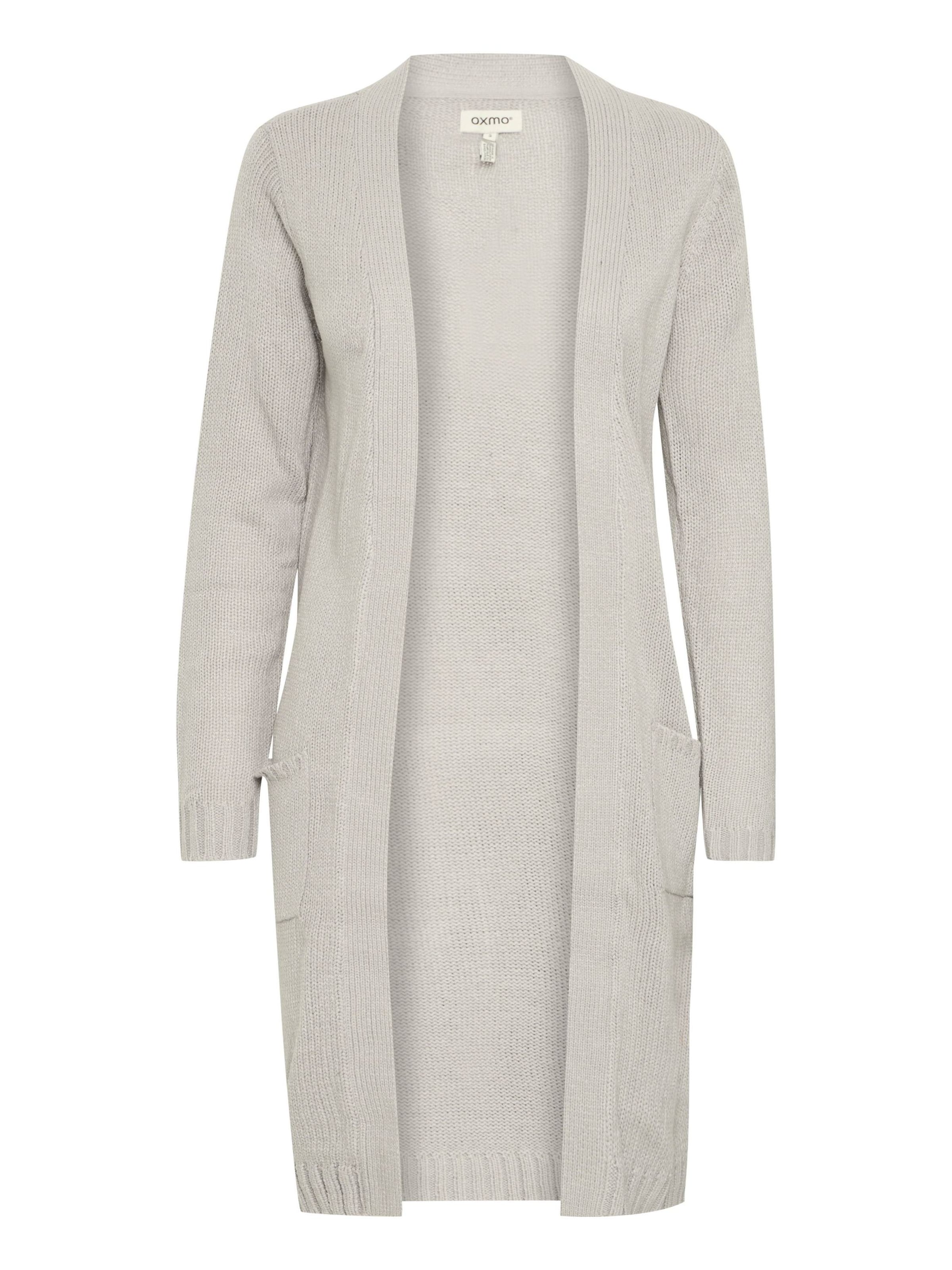 Oxmo - Casaco de malha ' OXCABBA ' em cinzento: frente