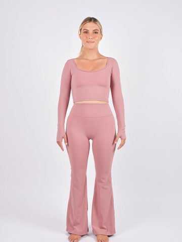 Kadoo Bootcut Leggings 'Balance - Blush (recycelt)' in Pink