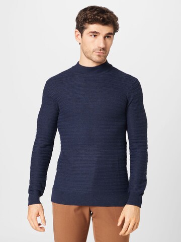 TOM TAILOR Sweater in Blue: front