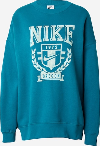 Nike Sportswear Sweatshirt in Blauw: voorkant
