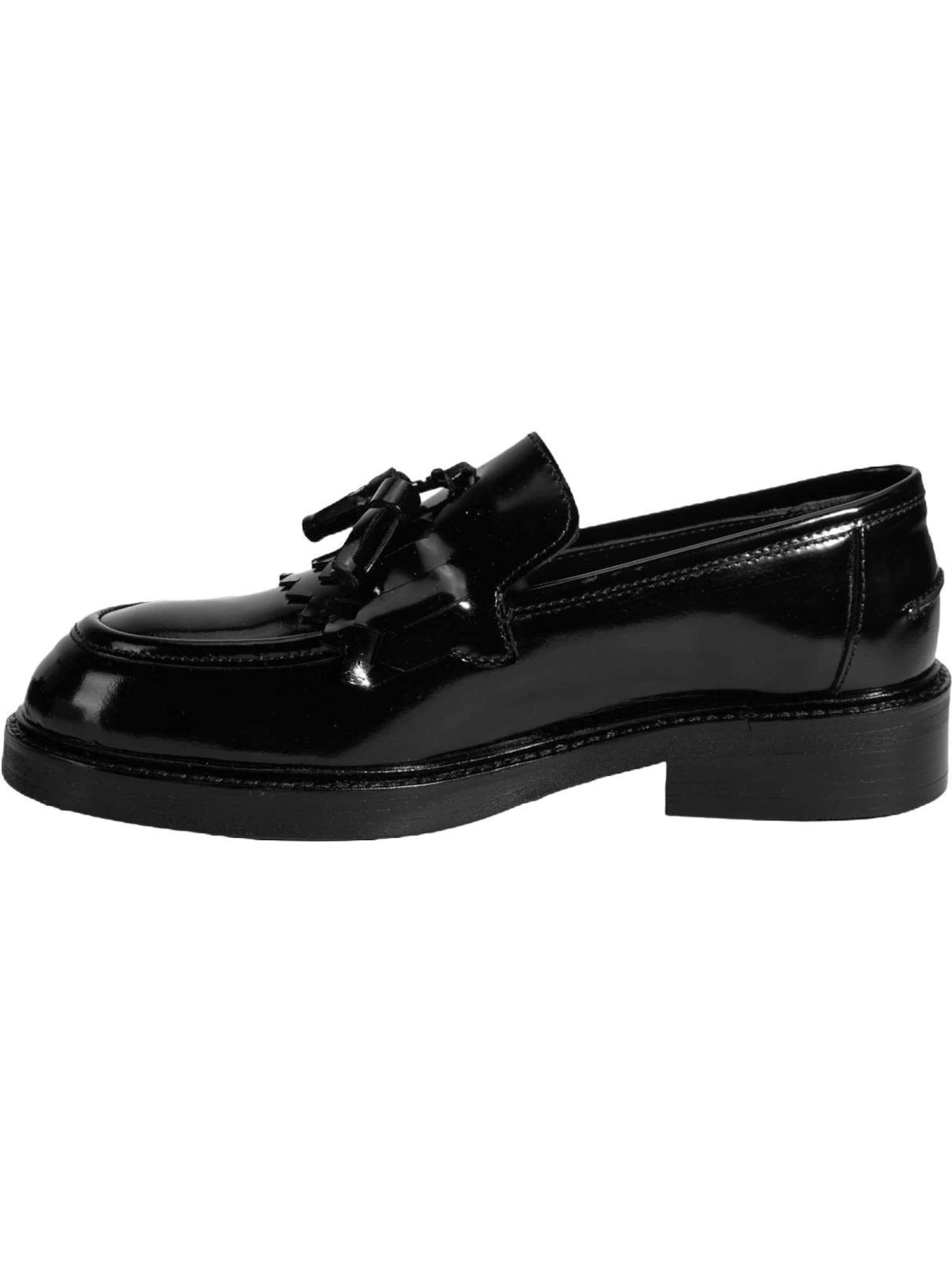 Desa Mocassins 'Slip-On-Schuhe' in Zwart