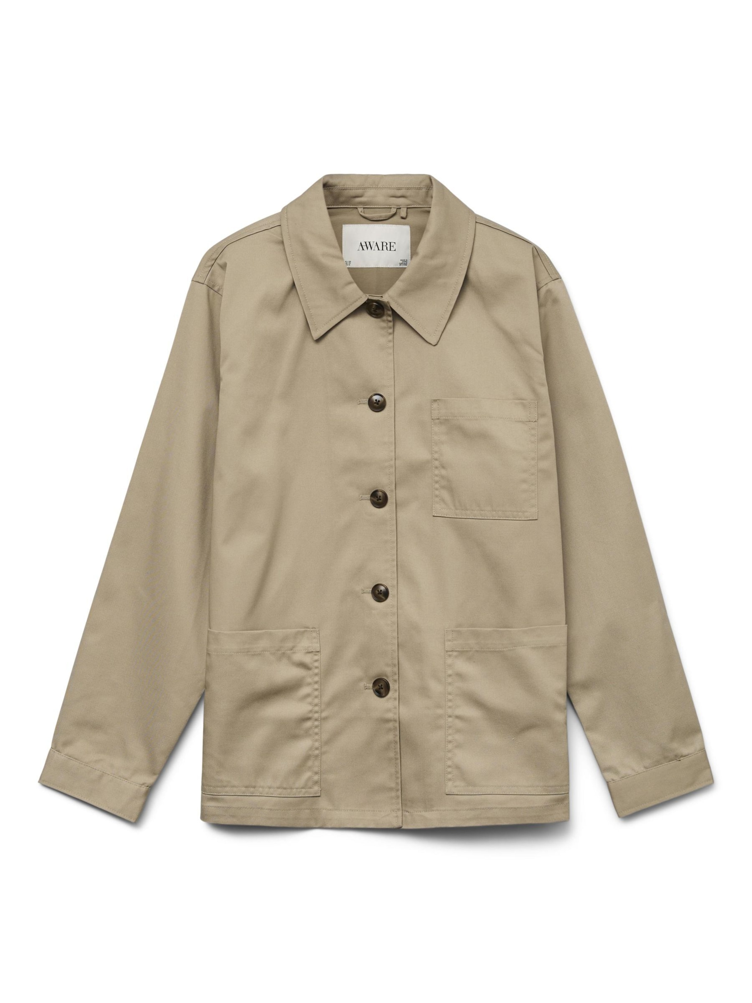 Aware Преходно яке 'AWSOVINA' в бежово: отпред