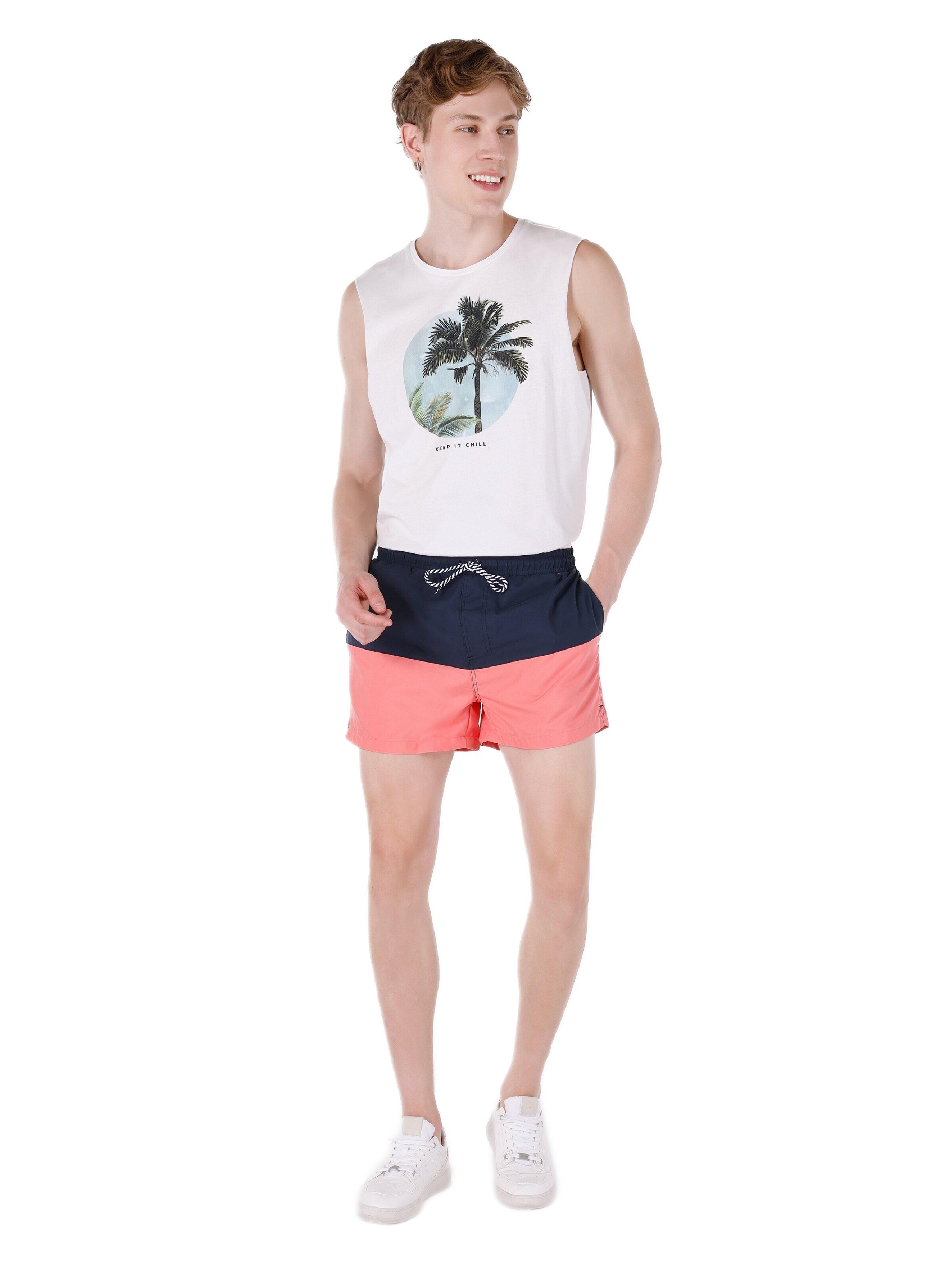 COLINS Badeshorts in Orange