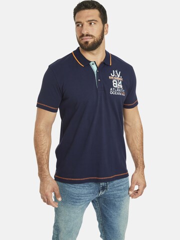 Jan Vanderstorm Shirt 'Uffe' in Blauw: voorkant