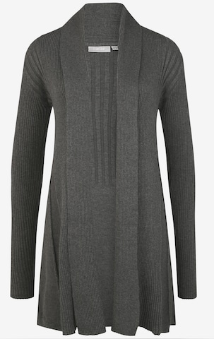 Fransa Knit Cardigan in Grey: front