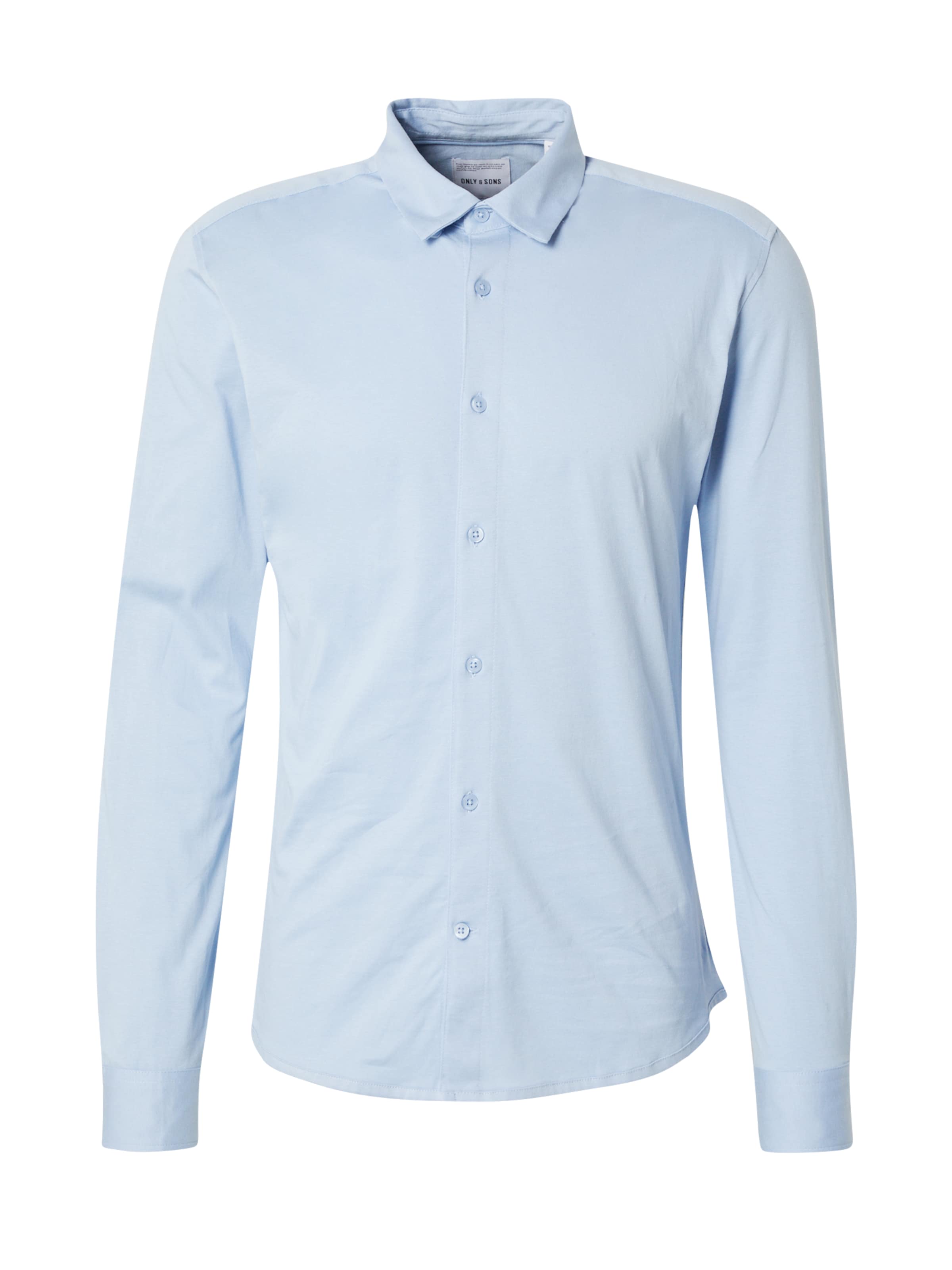 Coupe slim Chemise 'ONSRobin' Only & Sons en bleu : devant
