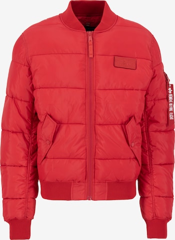 ALPHA INDUSTRIES Übergangsjacke 'MA-1' in Rot: predná strana