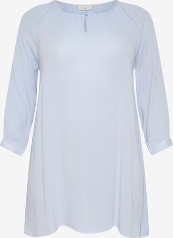 KAFFE CURVETunika 'Ami' - plava boja: prednji dio