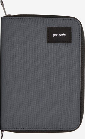 Portamonete di Pacsafe in grigio: frontale