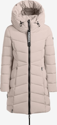 Manteau d’hiver 'Kiera' khujo en beige : devant