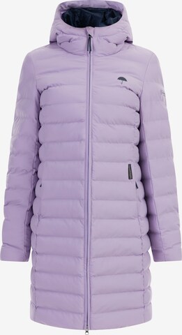 Manteau fonctionnel 'Philon' Schmuddelwedda en violet : devant