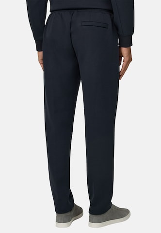 Boggi Milano Slim fit Chino trousers in Blue: back