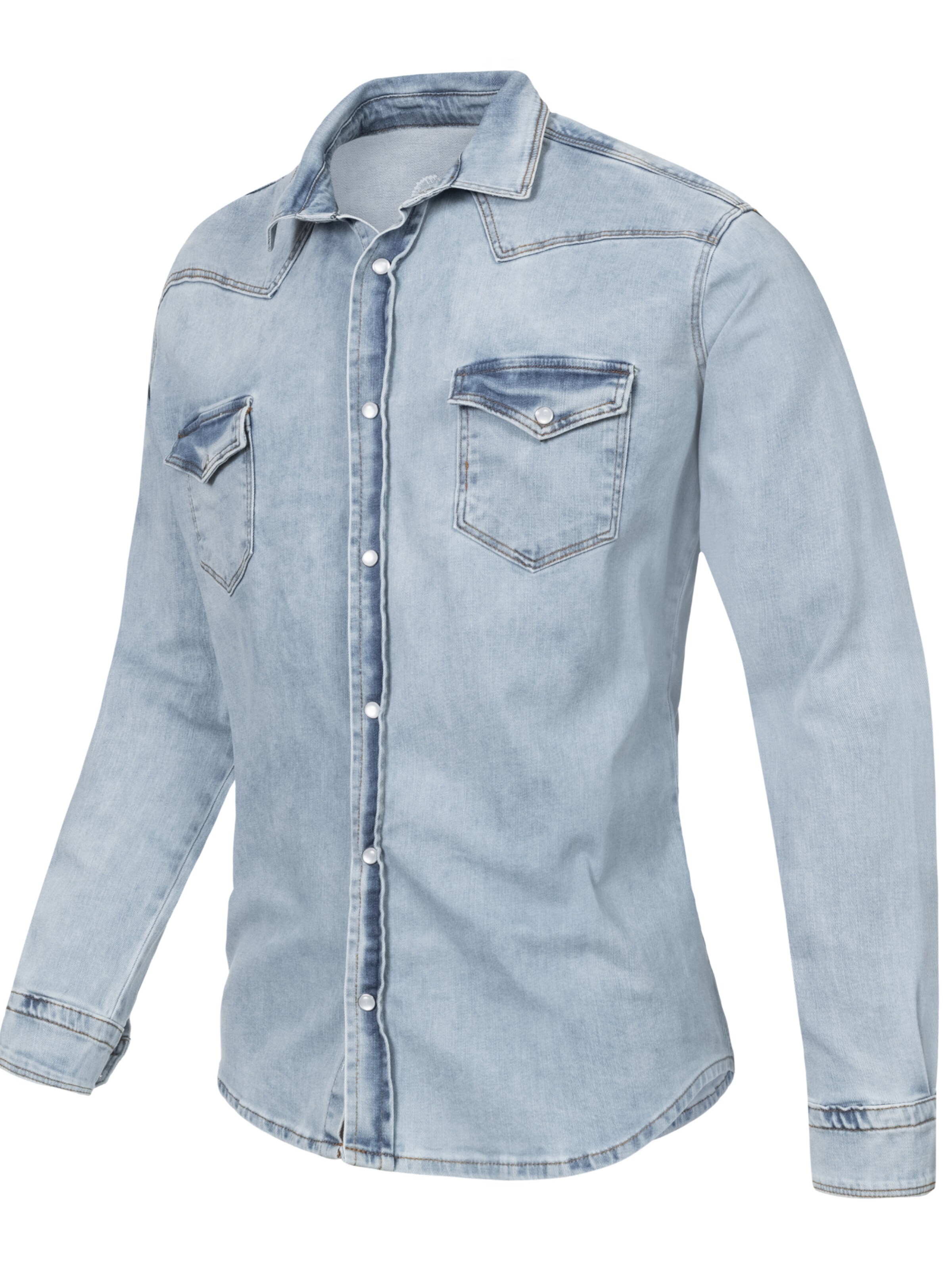 Rock Creek Regular Fit Hemd in Blau