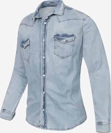 Rock Creek Regular fit Button Up Shirt in Blue