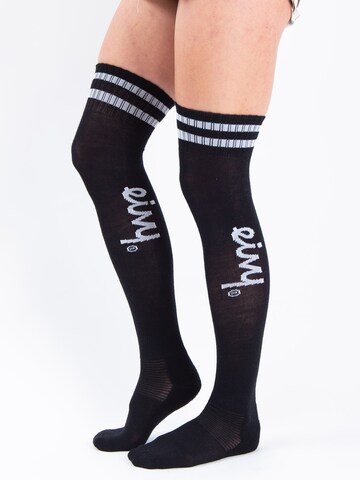 Chaussettes de sport Eivy en noir : devant