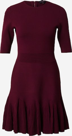 Ted Baker - Vestido de punto 'JOSAFEE' en rojo: frente