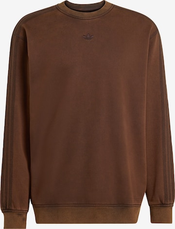 Felpa di ADIDAS ORIGINALS in marrone: frontale