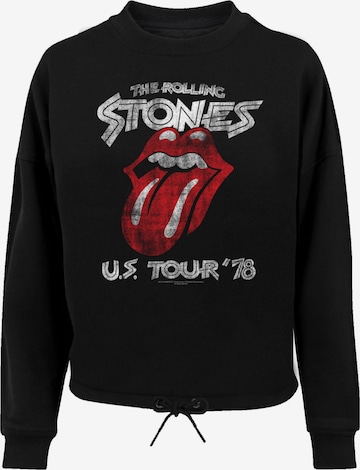 F4NT4STIC Sweatshirt 'The Rolling Stones US Tour '78' in Schwarz: predná strana