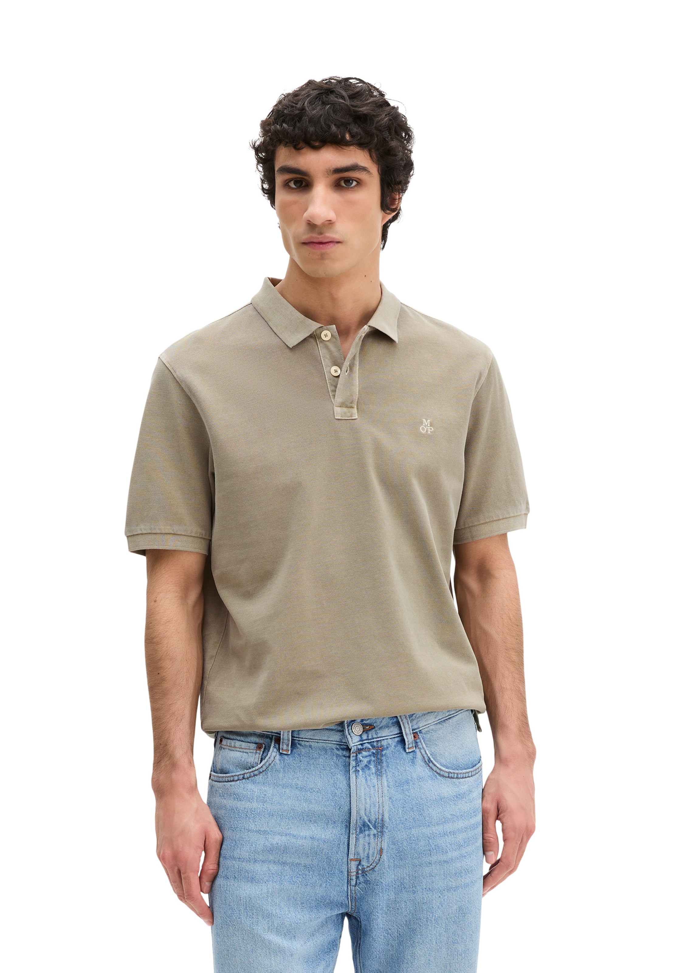 Marc O'Polo Shirt in Grey: front