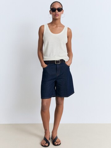 Tops en tricot 'LINI' MANGO en beige
