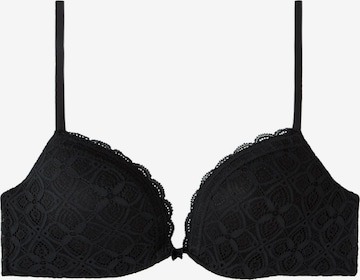 INTIMISSIMI Push-up Bra in Black: front