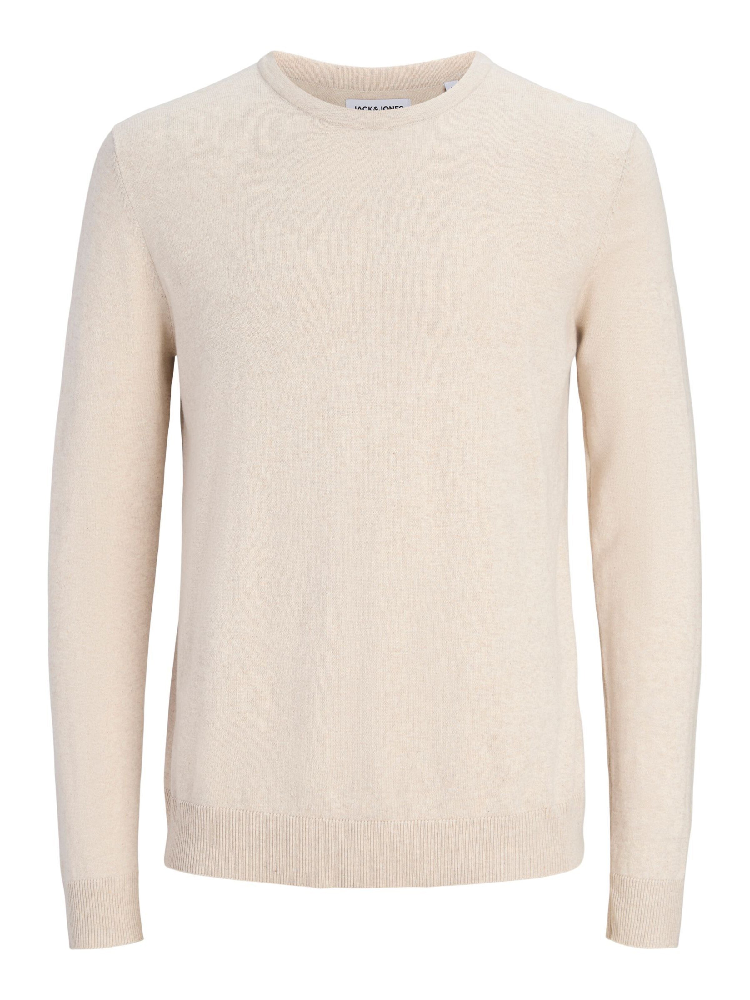 Felpa 'JJEmil' di JACK & JONES in beige: frontale