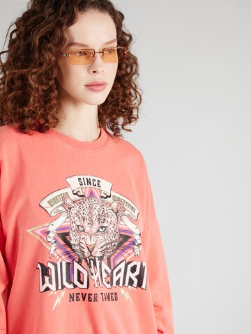 ONLY Sweatshirt 'LUCINDA' in Orange