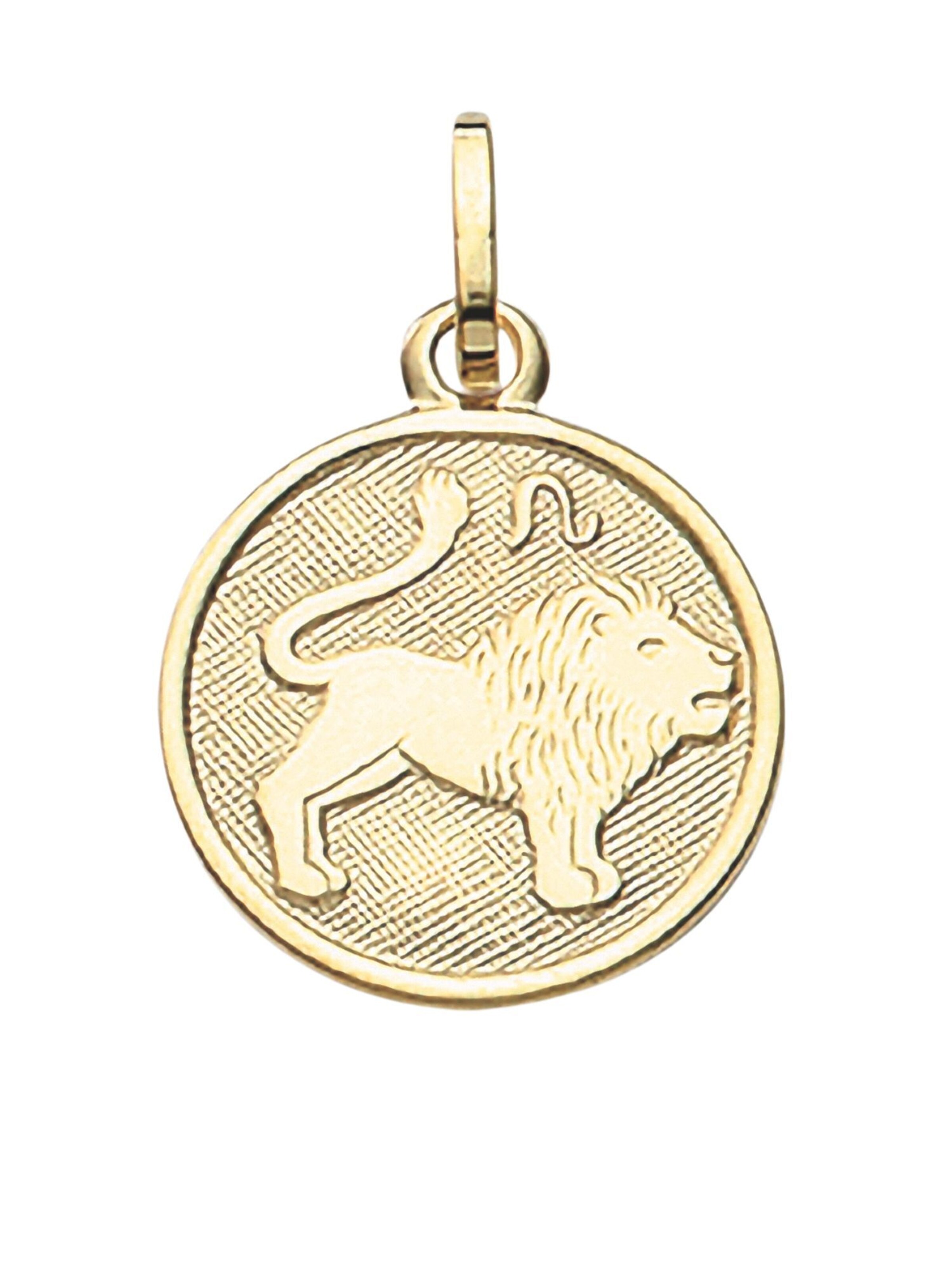 Adelia´s Pendant in Gold: front