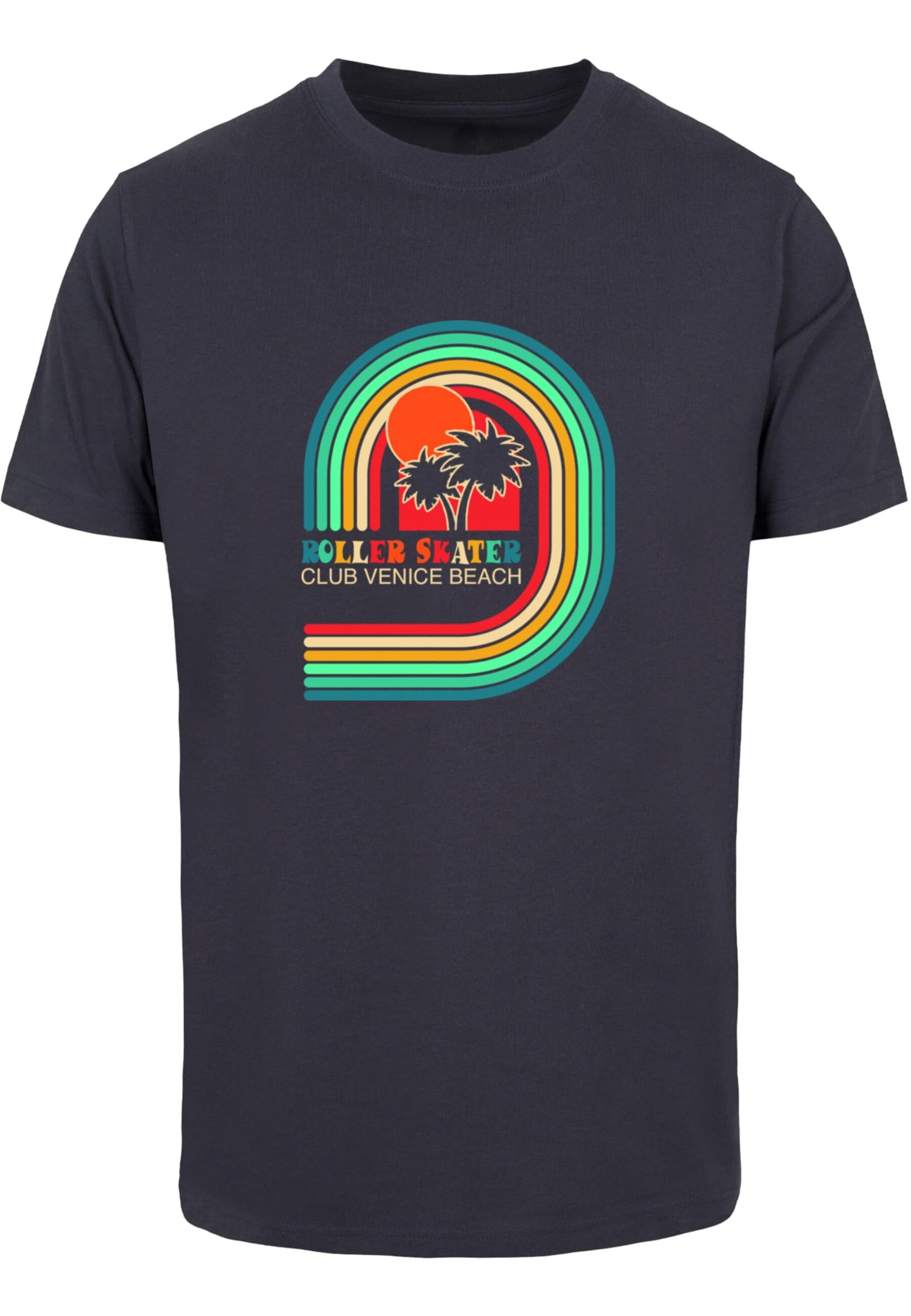 Mister Tee Tričko 'Roller Skater' – šedá: přední strana