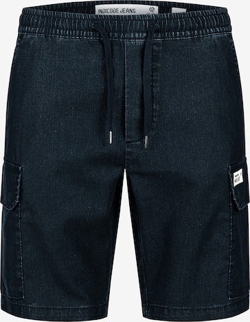 INDICODE JEANS Cargobroek 'INCorry' in Blauw: voorkant