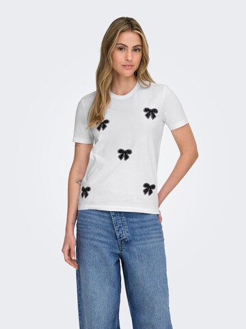 ONLY T-Shirt in Weiß: Vorderseite