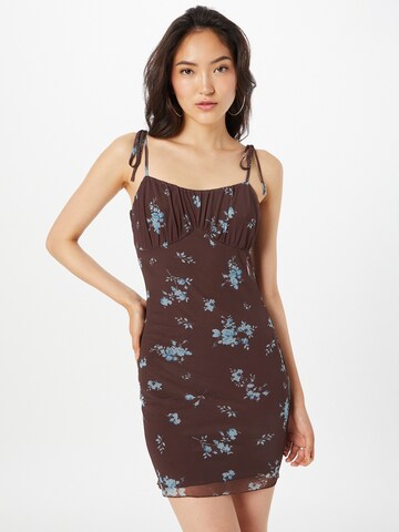 ABOUT YOU x Antonia Summer Dress 'May' in Brown: front