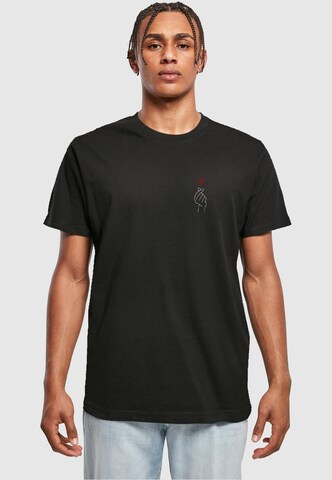 Merchcode Shirt 'K Heart' in Black: front