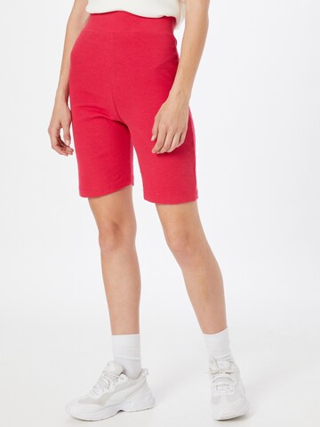 Public Desire Slimfit Broek in Roze: voorkant