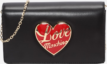 Geantă de umăr de la Love Moschino pe negru: față