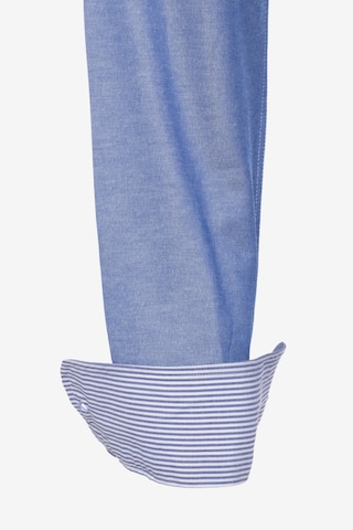 DENIM CULTURE - Ajuste estrecho Camisa ' BRADLEY ' en azul