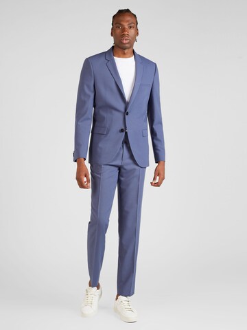 HUGO Slim fit Suit 'Arti/Hesten' in Blue: front