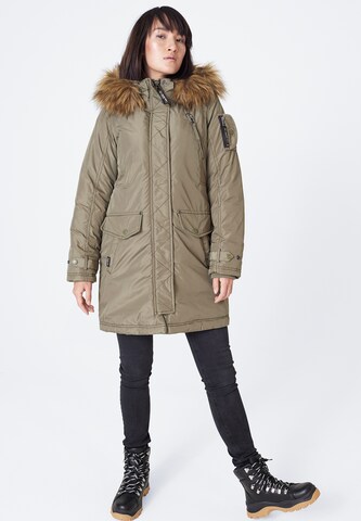 Harlem Soul Winter Parka 'Ka-Te' in Green