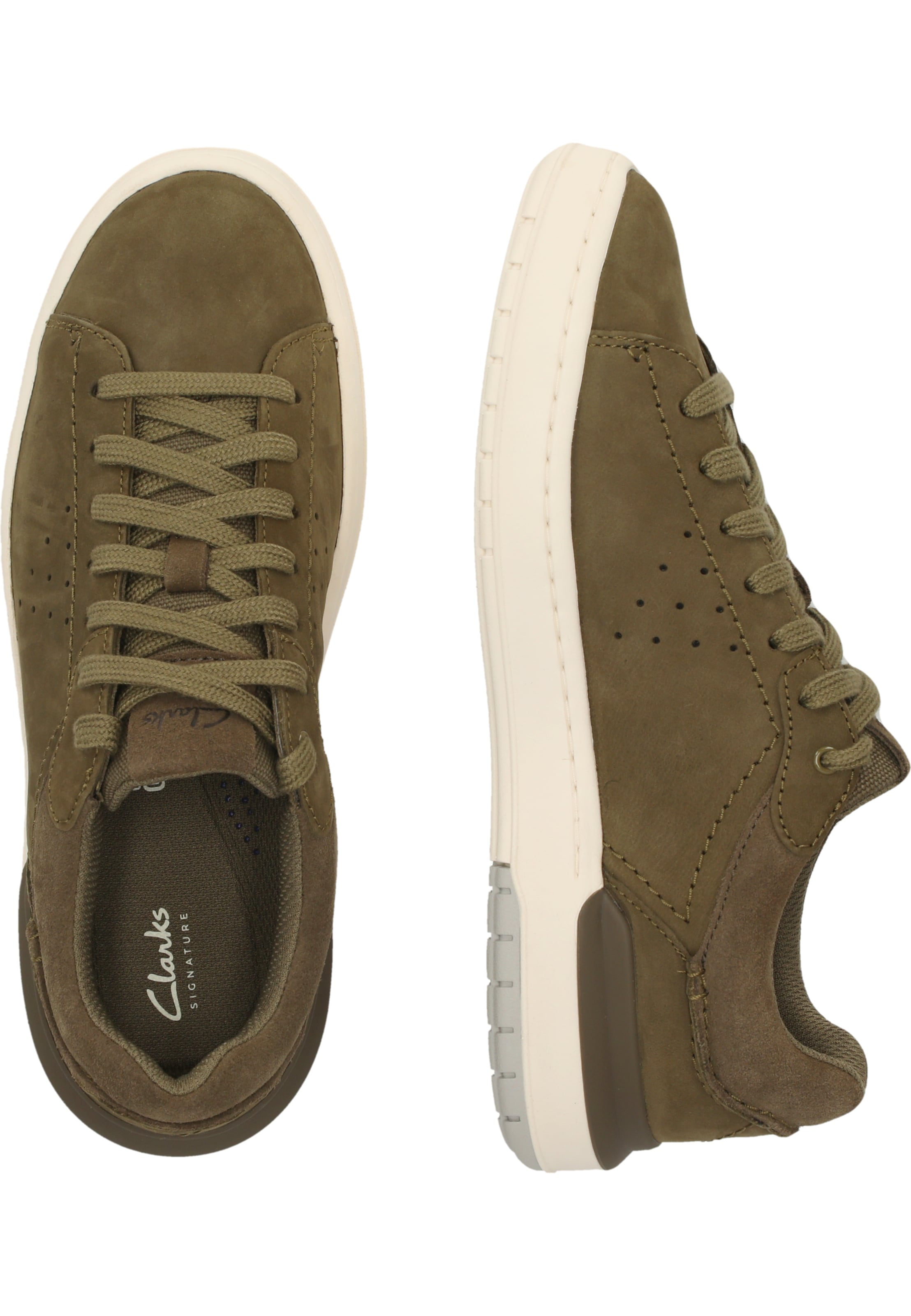 CLARKS Veterschoen 'Courtlite2' in Groen